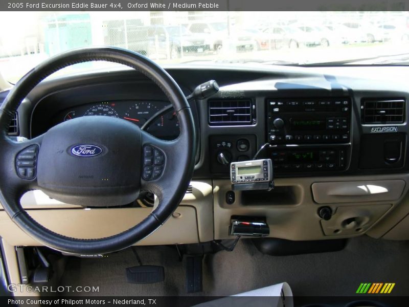 Oxford White / Medium Pebble 2005 Ford Excursion Eddie Bauer 4x4