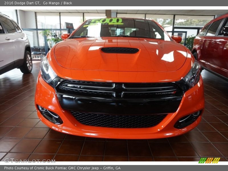 Go Mango / Black 2016 Dodge Dart GT