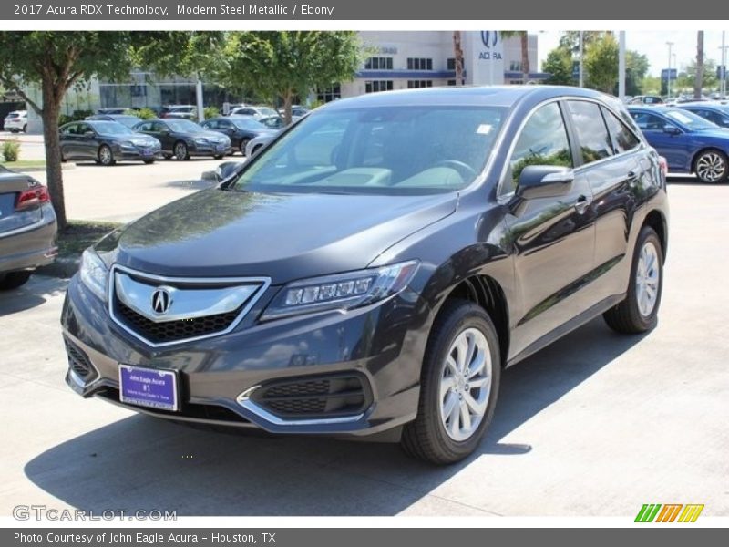 Modern Steel Metallic / Ebony 2017 Acura RDX Technology