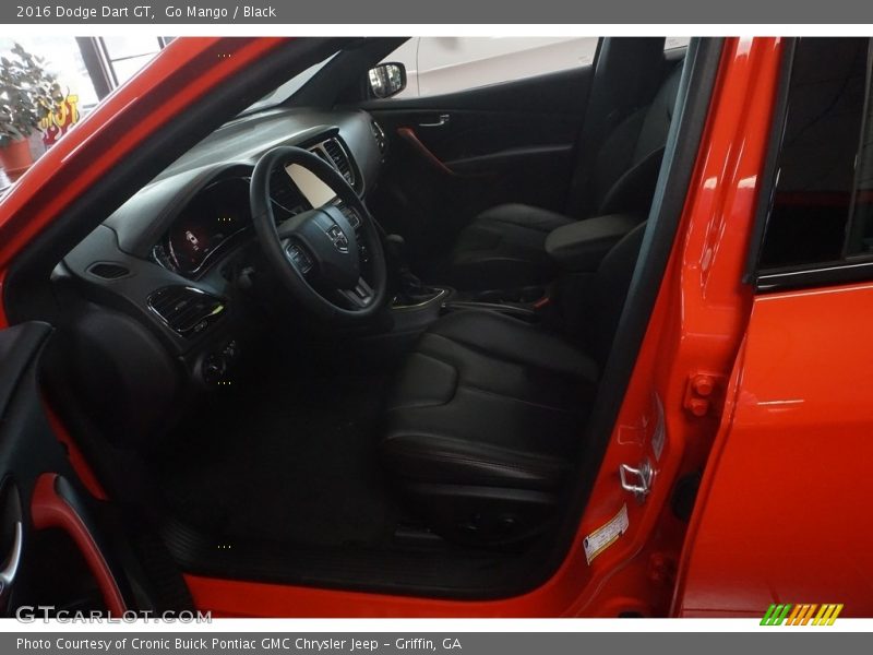 Go Mango / Black 2016 Dodge Dart GT