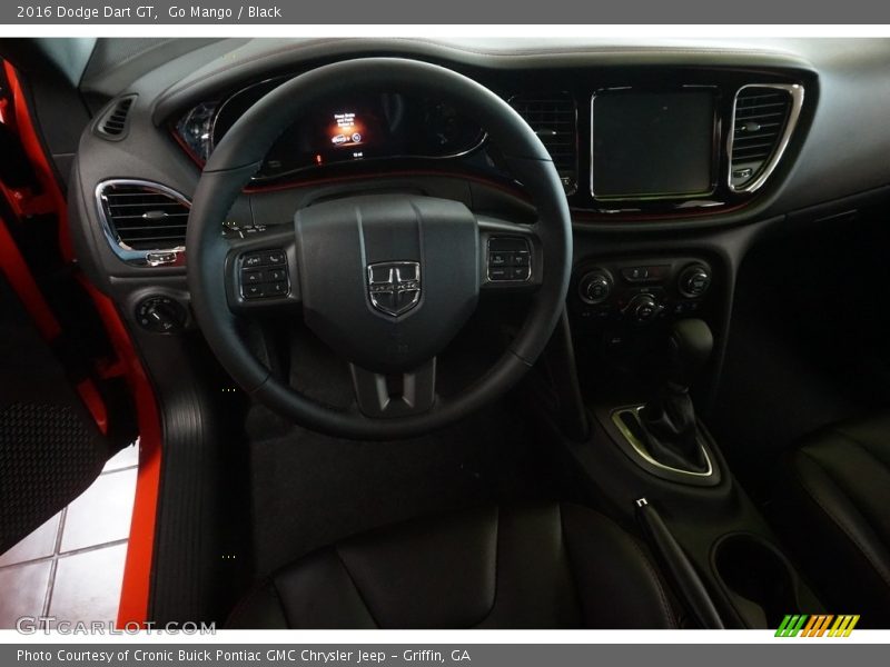 Go Mango / Black 2016 Dodge Dart GT