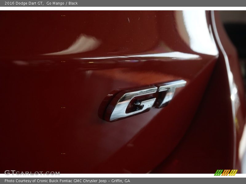 Go Mango / Black 2016 Dodge Dart GT