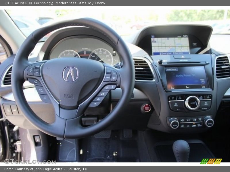 Modern Steel Metallic / Ebony 2017 Acura RDX Technology