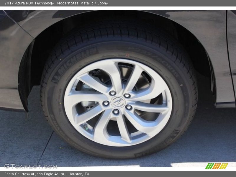 Modern Steel Metallic / Ebony 2017 Acura RDX Technology