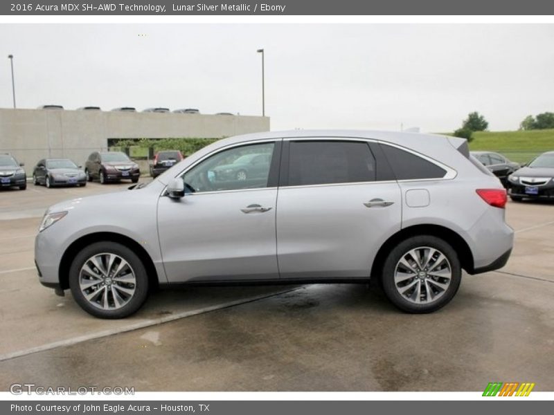 Lunar Silver Metallic / Ebony 2016 Acura MDX SH-AWD Technology