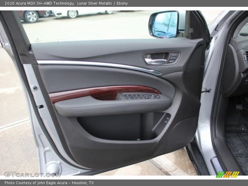 Lunar Silver Metallic / Ebony 2016 Acura MDX SH-AWD Technology