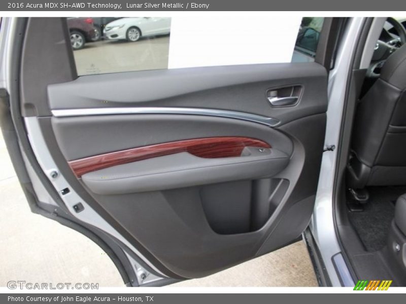 Lunar Silver Metallic / Ebony 2016 Acura MDX SH-AWD Technology