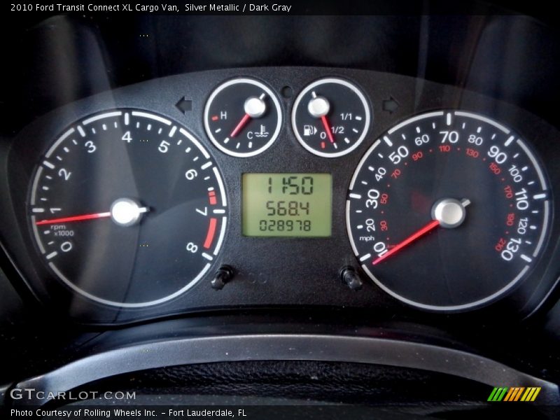 Silver Metallic / Dark Gray 2010 Ford Transit Connect XL Cargo Van