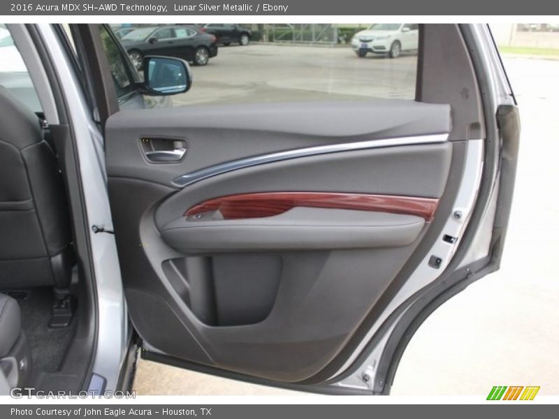 Lunar Silver Metallic / Ebony 2016 Acura MDX SH-AWD Technology