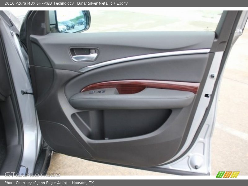 Lunar Silver Metallic / Ebony 2016 Acura MDX SH-AWD Technology