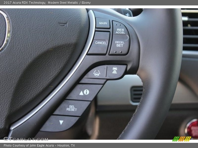 Modern Steel Metallic / Ebony 2017 Acura RDX Technology
