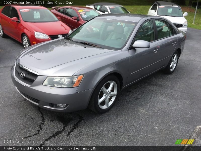 Steel Gray / Gray 2007 Hyundai Sonata SE V6