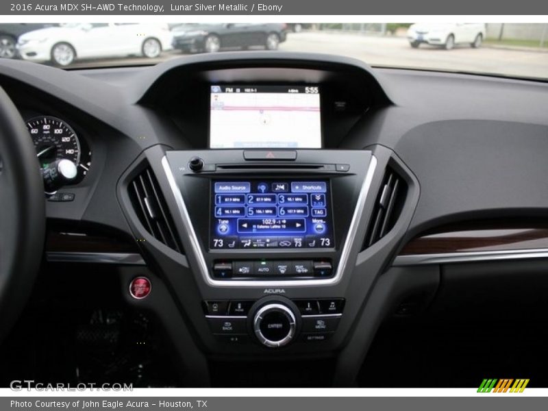 Lunar Silver Metallic / Ebony 2016 Acura MDX SH-AWD Technology