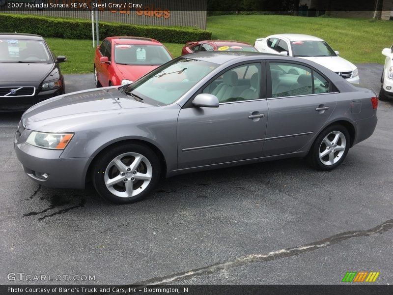Steel Gray / Gray 2007 Hyundai Sonata SE V6