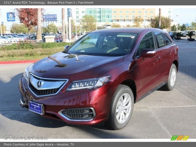Basque Red Pearl II / Parchment 2017 Acura RDX Technology