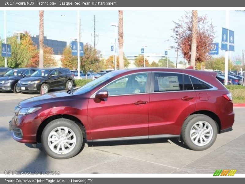 Basque Red Pearl II / Parchment 2017 Acura RDX Technology