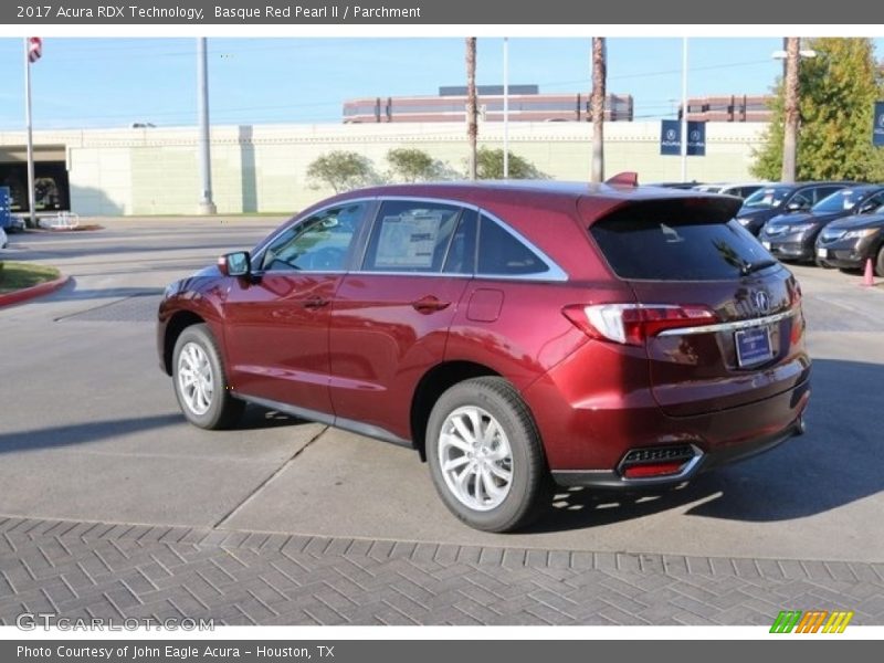 Basque Red Pearl II / Parchment 2017 Acura RDX Technology