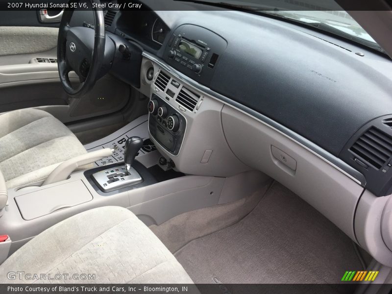 Steel Gray / Gray 2007 Hyundai Sonata SE V6