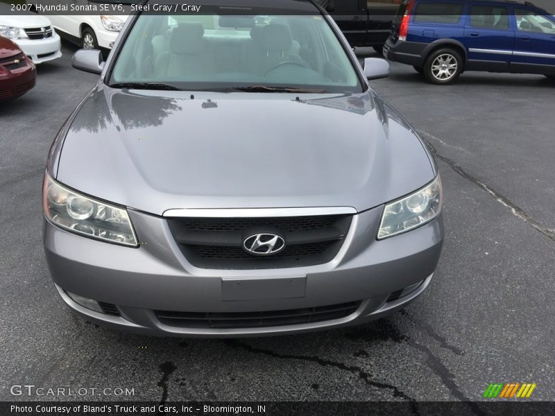 Steel Gray / Gray 2007 Hyundai Sonata SE V6