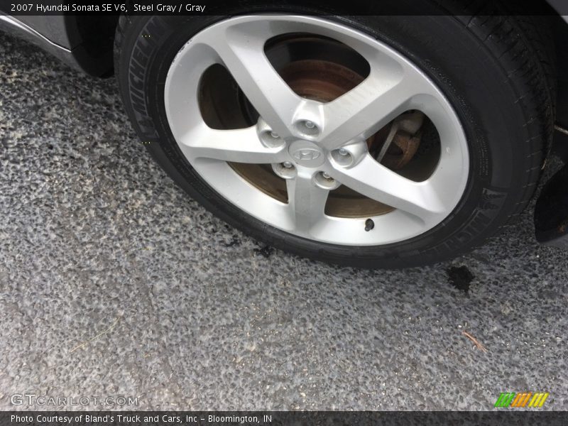 Steel Gray / Gray 2007 Hyundai Sonata SE V6