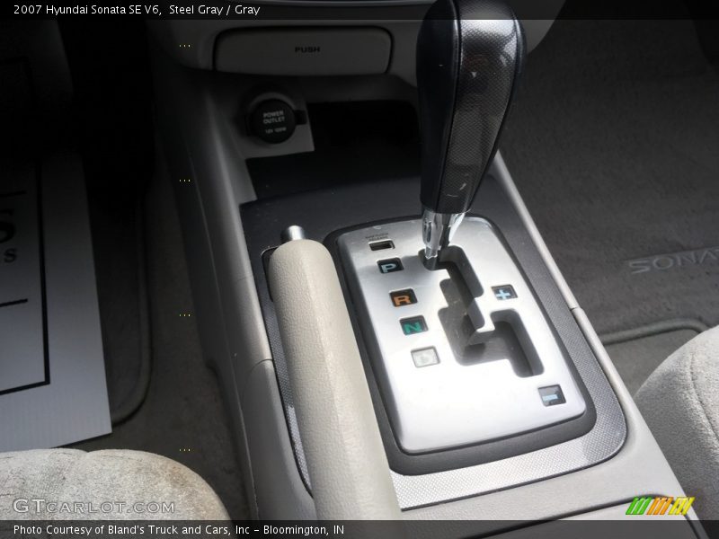 Steel Gray / Gray 2007 Hyundai Sonata SE V6