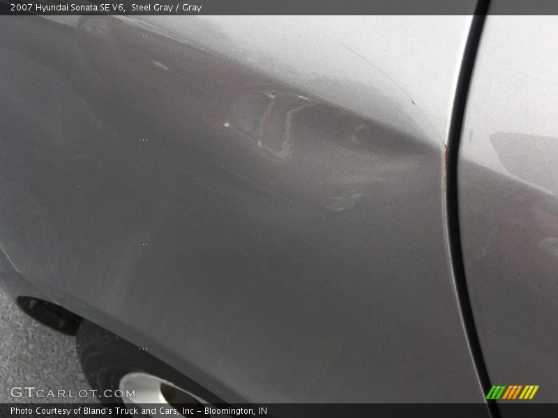 Steel Gray / Gray 2007 Hyundai Sonata SE V6