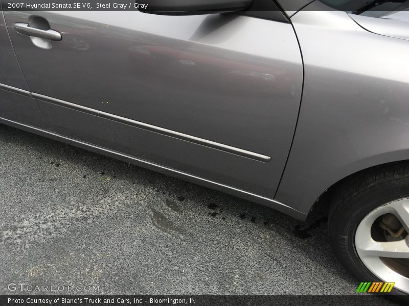 Steel Gray / Gray 2007 Hyundai Sonata SE V6