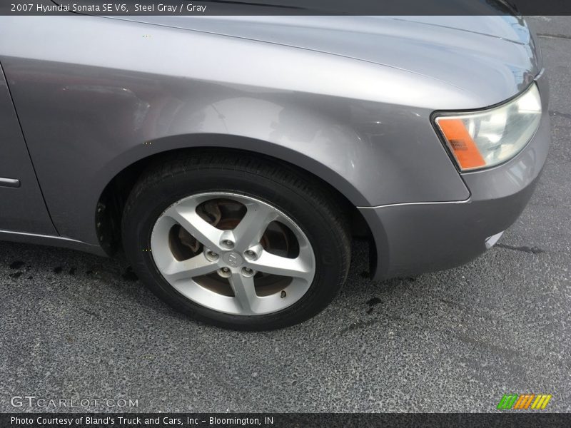 Steel Gray / Gray 2007 Hyundai Sonata SE V6