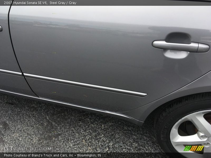 Steel Gray / Gray 2007 Hyundai Sonata SE V6