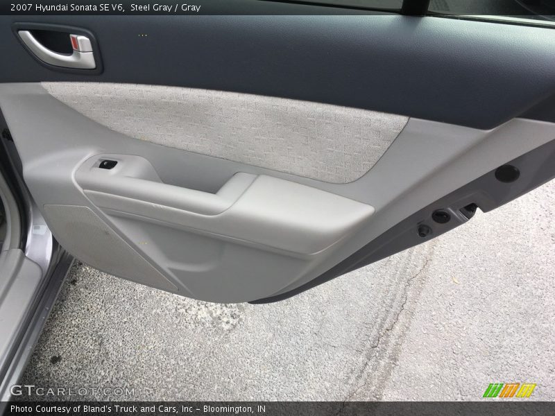 Steel Gray / Gray 2007 Hyundai Sonata SE V6