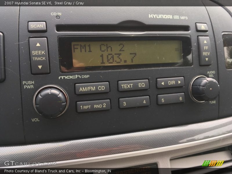 Steel Gray / Gray 2007 Hyundai Sonata SE V6
