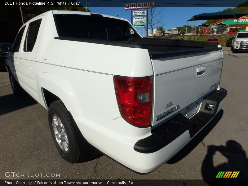 White / Gray 2011 Honda Ridgeline RTS