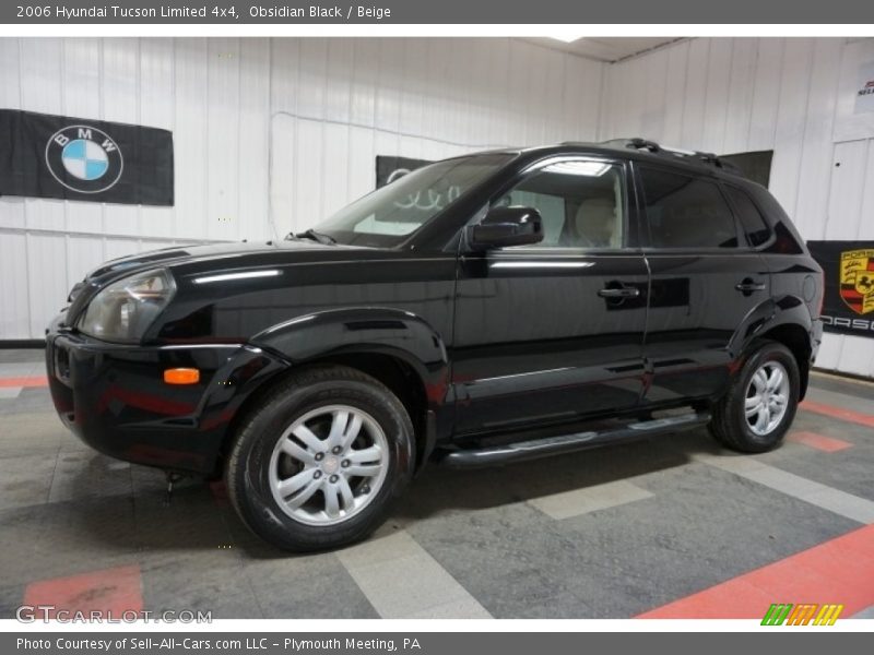 Obsidian Black / Beige 2006 Hyundai Tucson Limited 4x4