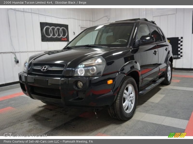 Obsidian Black / Beige 2006 Hyundai Tucson Limited 4x4