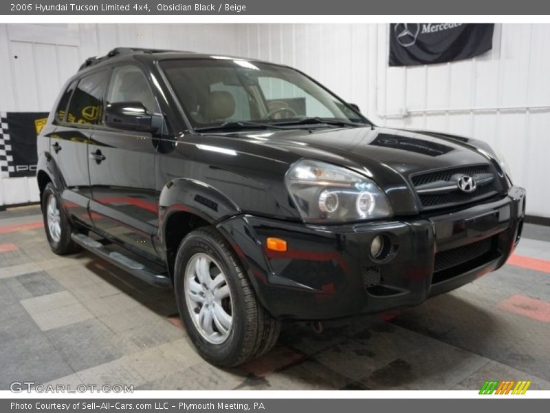 Obsidian Black / Beige 2006 Hyundai Tucson Limited 4x4