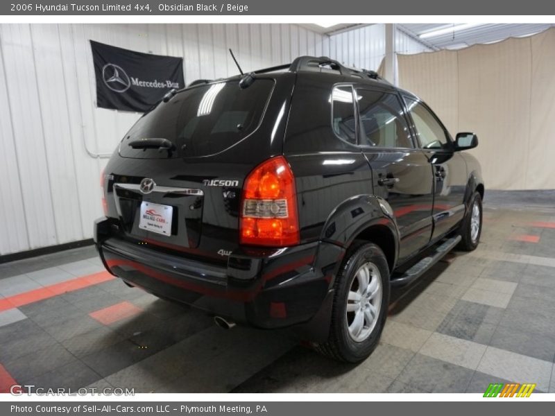 Obsidian Black / Beige 2006 Hyundai Tucson Limited 4x4
