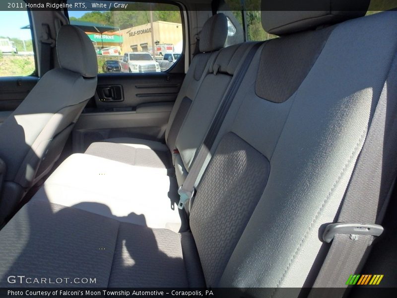 White / Gray 2011 Honda Ridgeline RTS