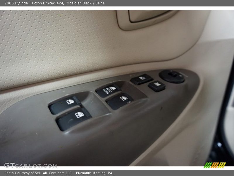 Obsidian Black / Beige 2006 Hyundai Tucson Limited 4x4
