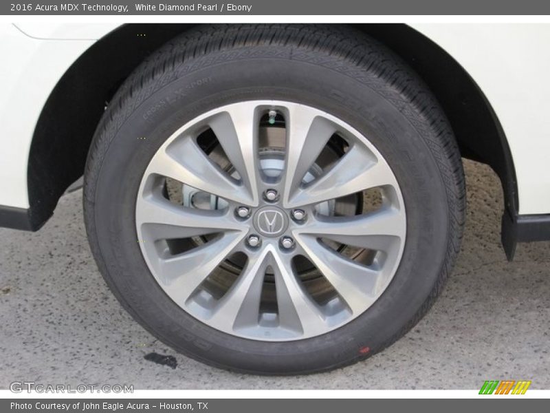 White Diamond Pearl / Ebony 2016 Acura MDX Technology