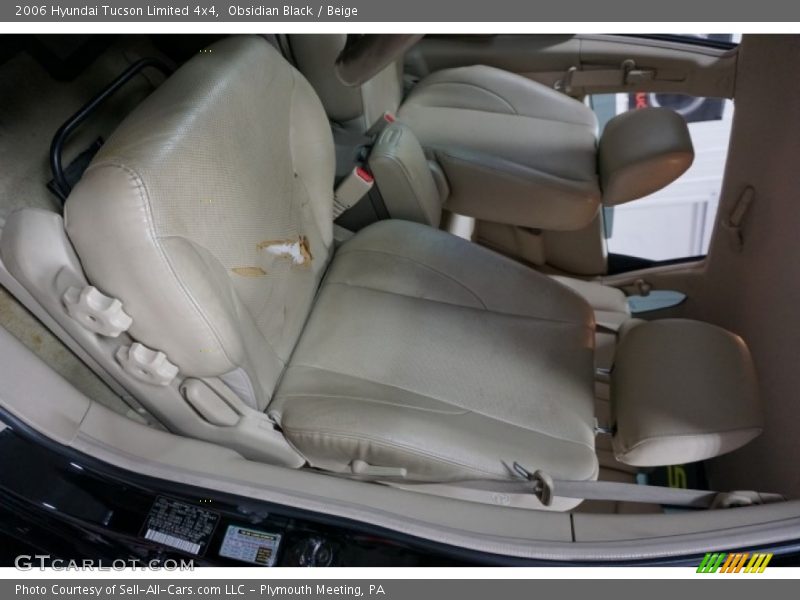 Obsidian Black / Beige 2006 Hyundai Tucson Limited 4x4