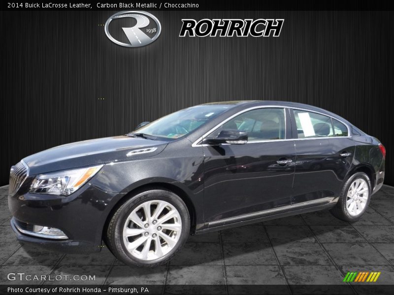 Carbon Black Metallic / Choccachino 2014 Buick LaCrosse Leather