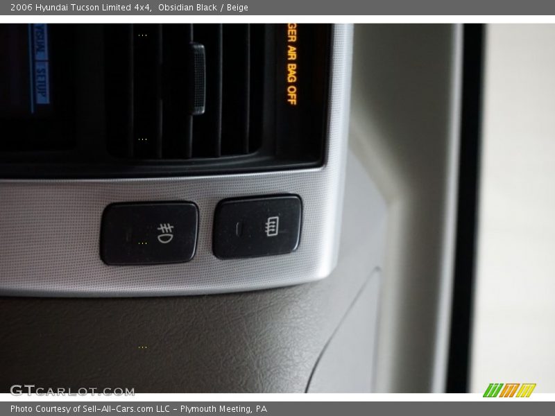 Obsidian Black / Beige 2006 Hyundai Tucson Limited 4x4
