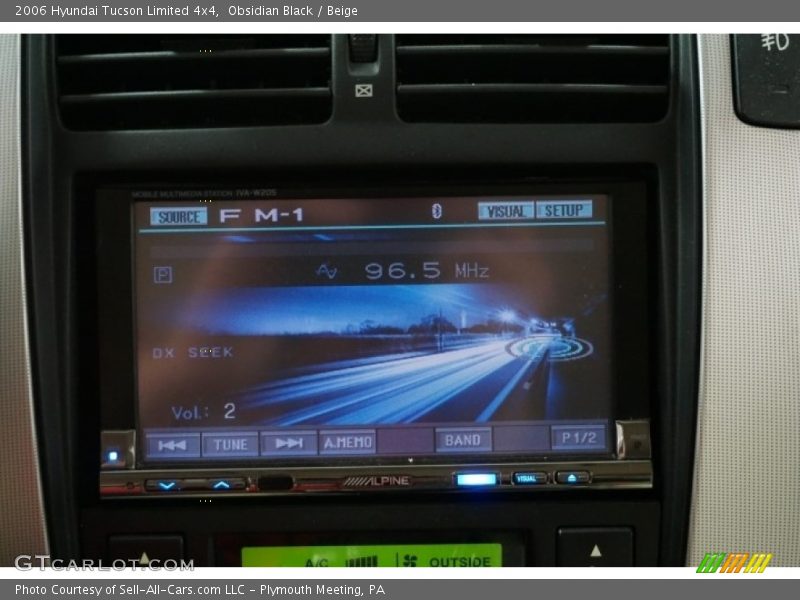 Obsidian Black / Beige 2006 Hyundai Tucson Limited 4x4