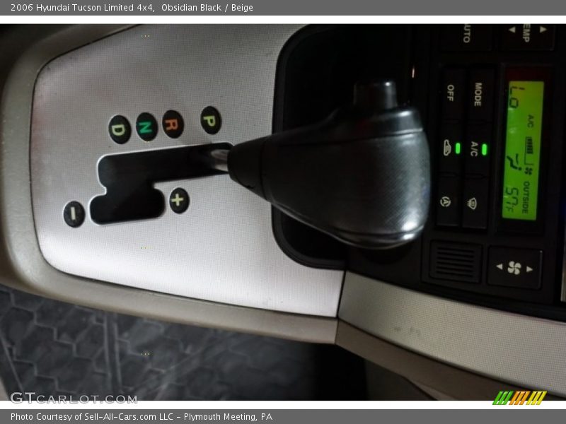 Obsidian Black / Beige 2006 Hyundai Tucson Limited 4x4