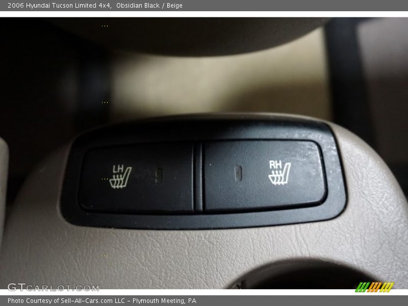 Obsidian Black / Beige 2006 Hyundai Tucson Limited 4x4