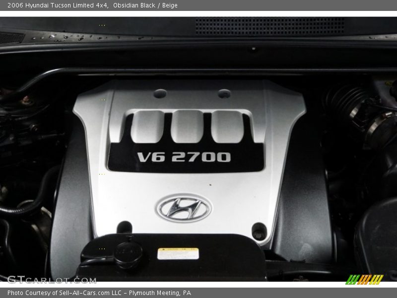 Obsidian Black / Beige 2006 Hyundai Tucson Limited 4x4