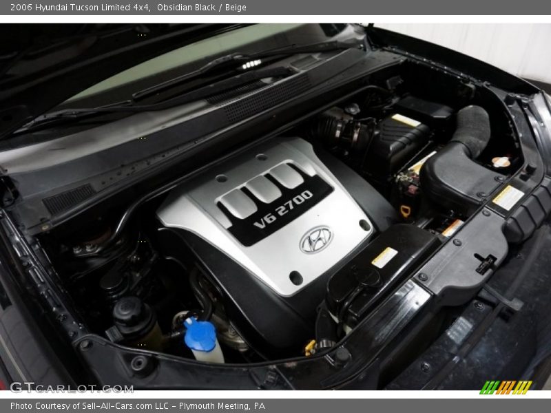 Obsidian Black / Beige 2006 Hyundai Tucson Limited 4x4