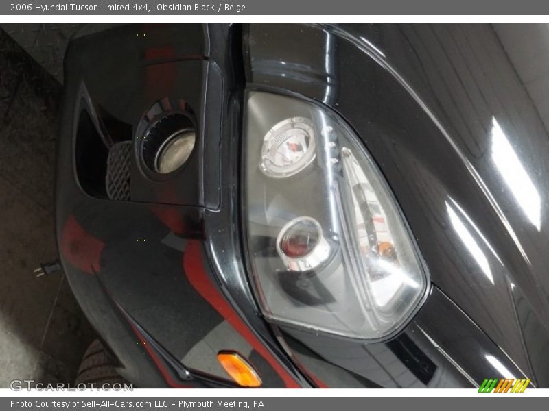 Obsidian Black / Beige 2006 Hyundai Tucson Limited 4x4