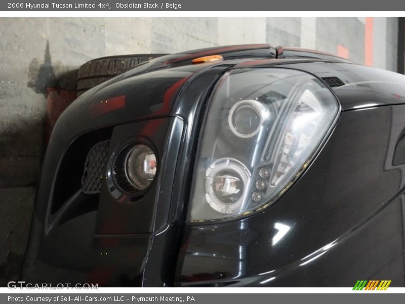 Obsidian Black / Beige 2006 Hyundai Tucson Limited 4x4