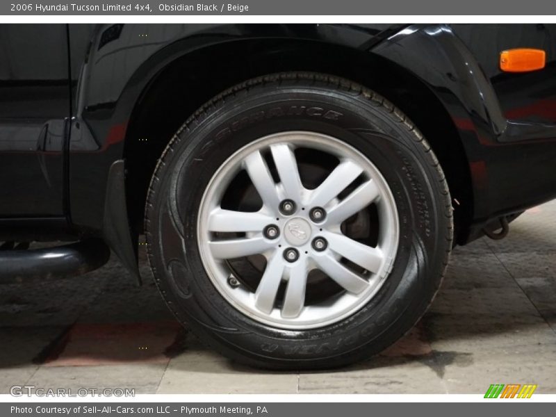 Obsidian Black / Beige 2006 Hyundai Tucson Limited 4x4